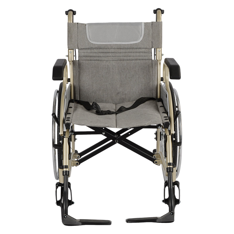 鋁合金可摺疊手推輪椅